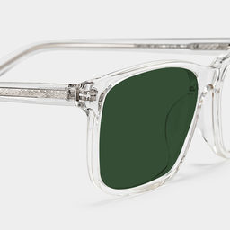 Connie Clear Rectangle Sunglasses4