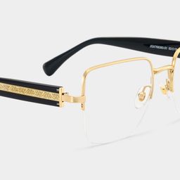 Lauren Gold Square Glasses6