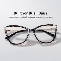 Yomary Tortoise Cat eye Glasses0