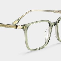 Zoe Green Square Glasses8