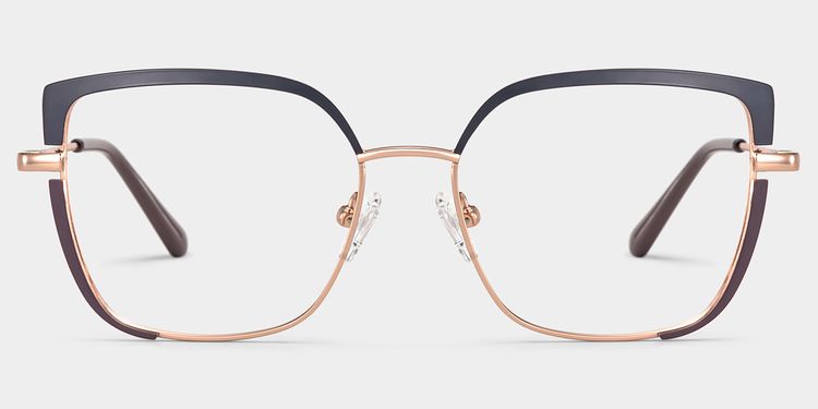 Grasso Two-Tone Rectangle Glasses