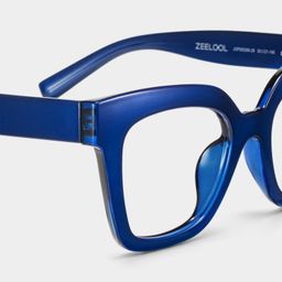 Malcolm Blue Square Glasses5