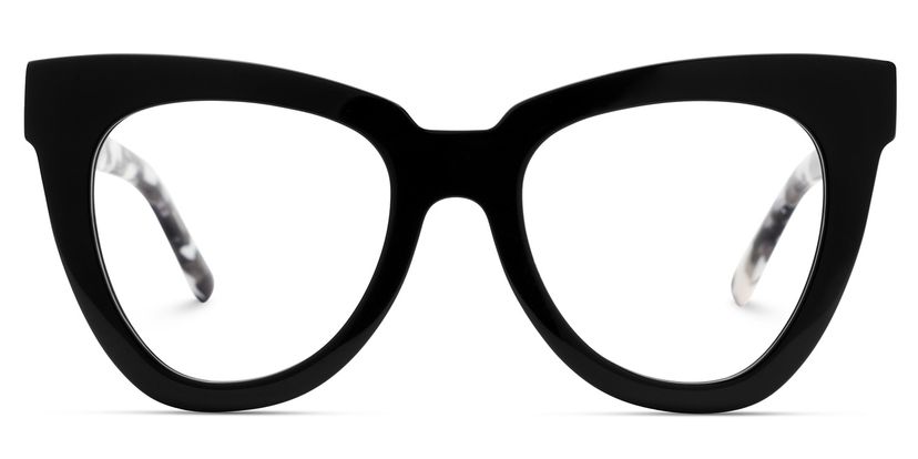 Yaser Black Cat eye Glasses