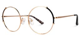Rindy Black Round Glasses1