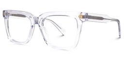 Rodriguez Clear Rectangle Glasses1