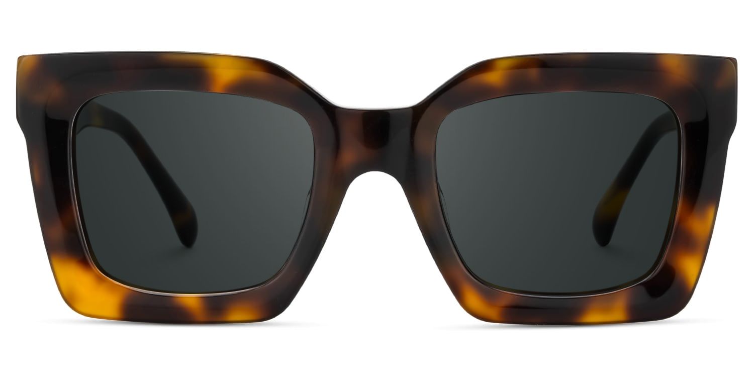 Goldring Square Tortoise Frame Sunglasses Online Sale | ZEELOOL0