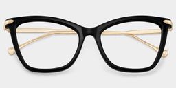 Hilary Black Butterfly Glasses2