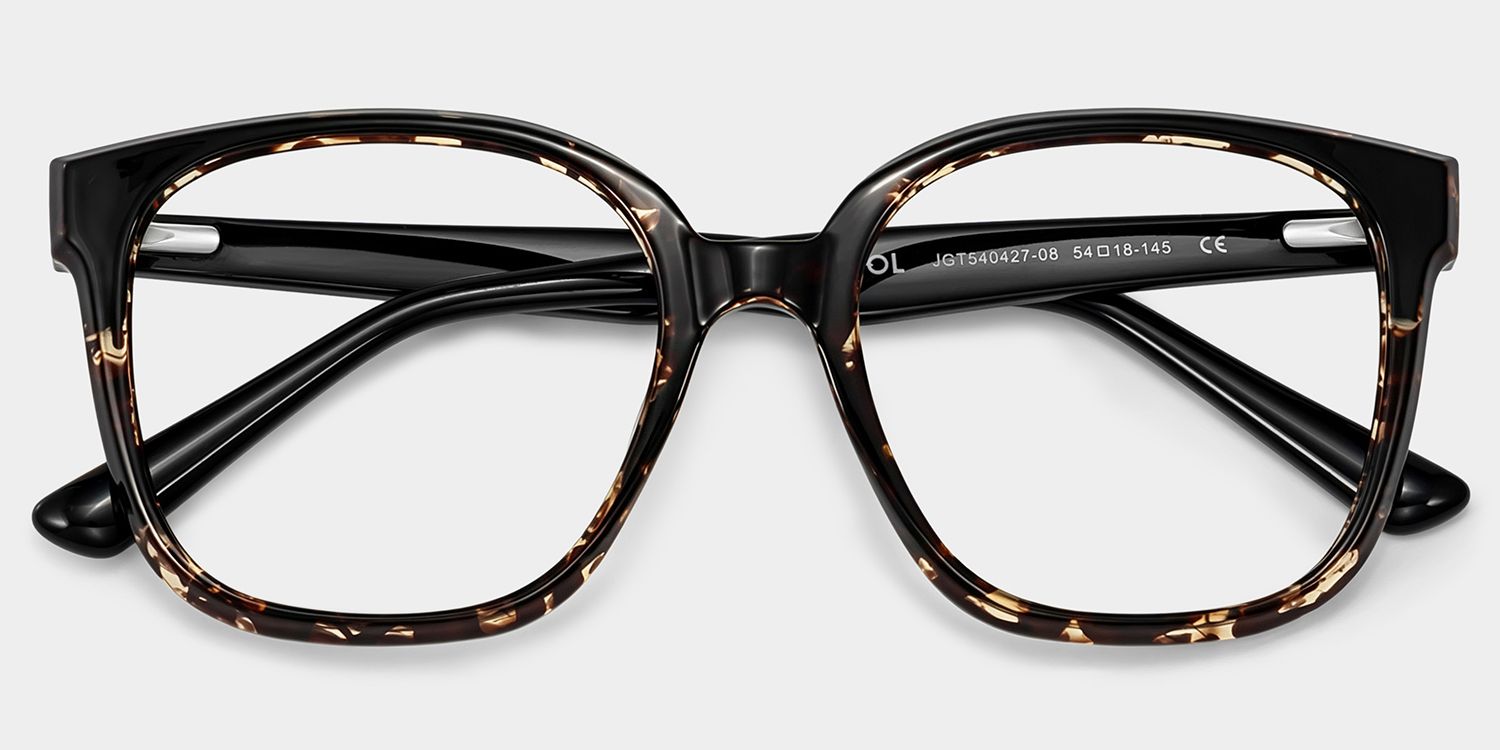 Siner Square Havana Frame Glasses for Women | ZEELOOL1