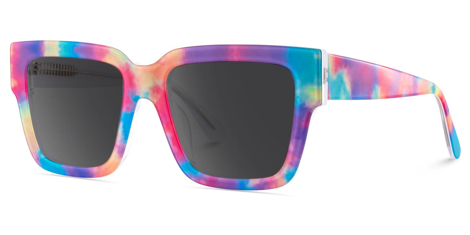 Pop Colorful Rectangle Polarized Sunglasses for Driving | ZEELOOL2