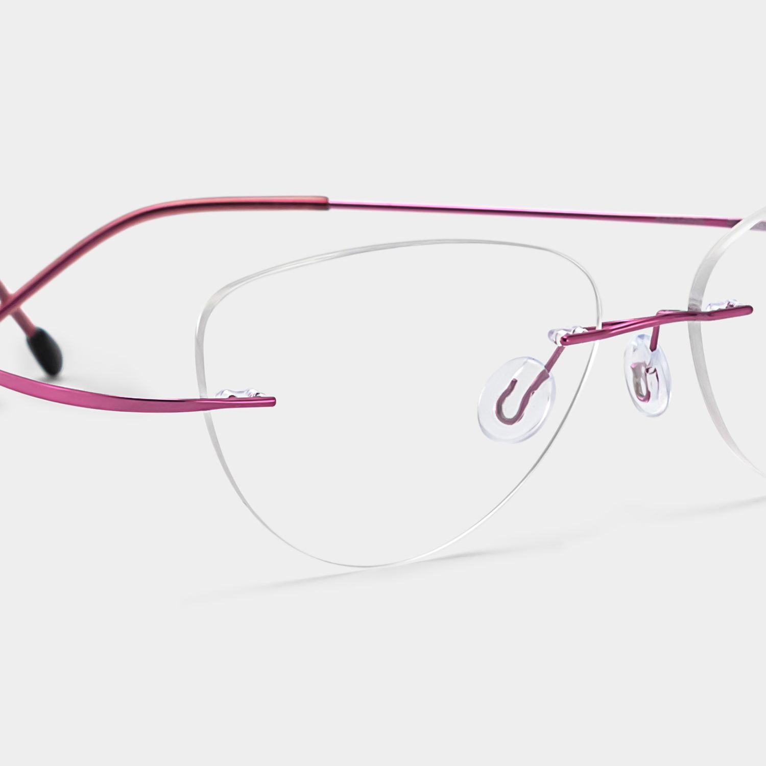 Evelyn Cat Eye Pink Glasses | Zeelool Glasses4
