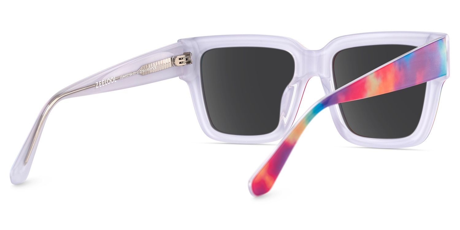 Pop Colorful Rectangle Polarized Sunglasses for Driving | ZEELOOL4