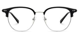 Geno Black Browline Glasses0