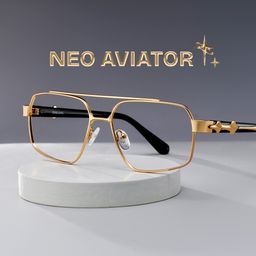 Sterling Gold Aviator Glasses0