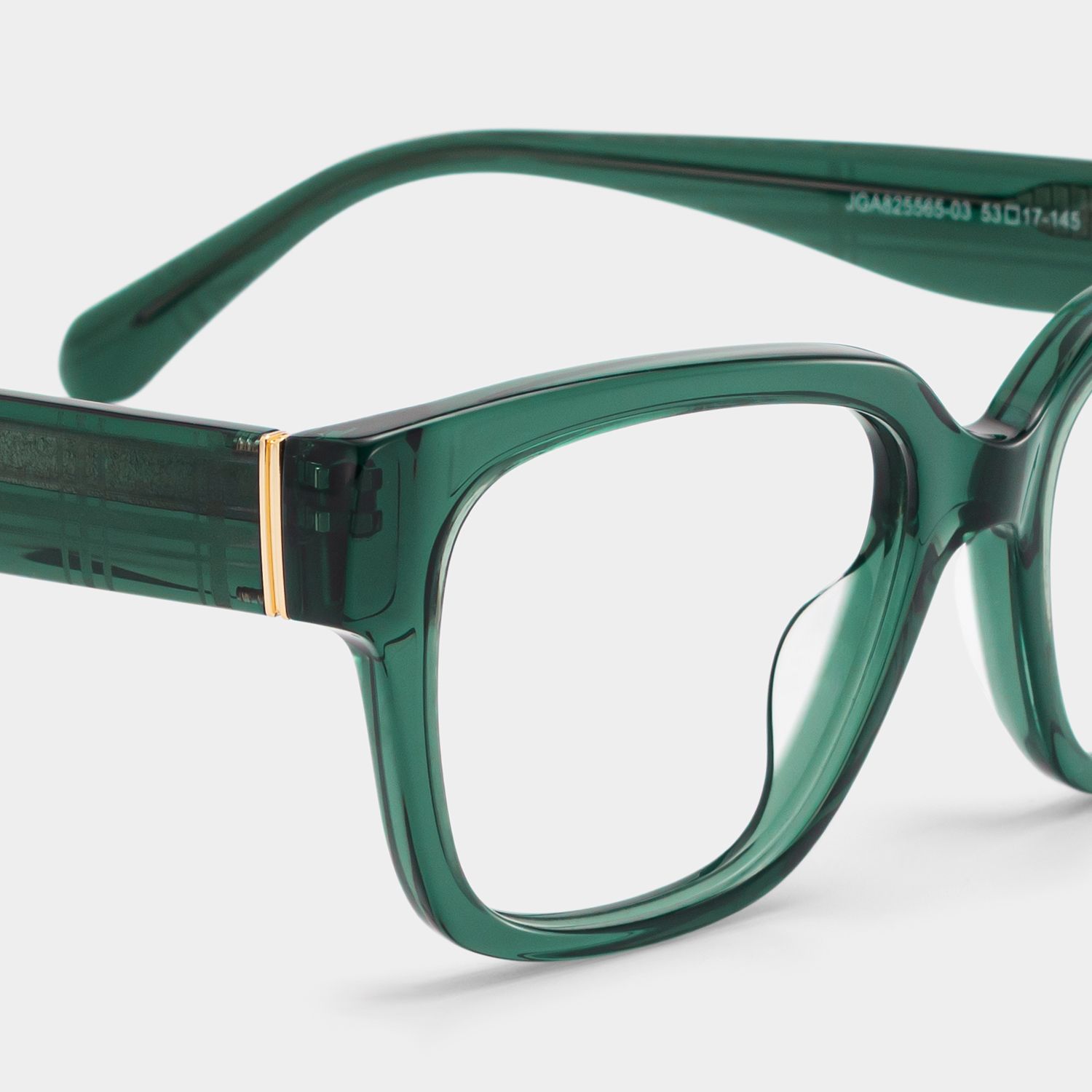 Blake Green Square Glasses | Nostalgic Varsity Frame6