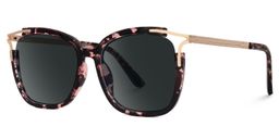 Sidibe Tortoise Square Sunglasses1