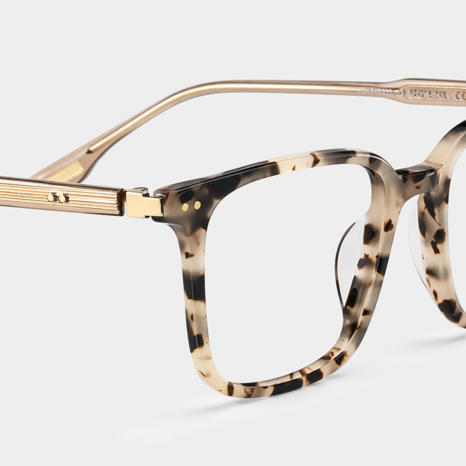 Zoe Tortoise Frame Glasses with Square Frame Online | ZEELOOL9