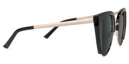 Brewer Black Cat eye Sunglasses2