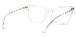 Eliot Clear Rectangle Glasses5