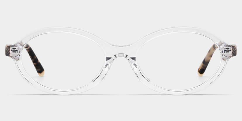 Everly Clear Oval Glasses