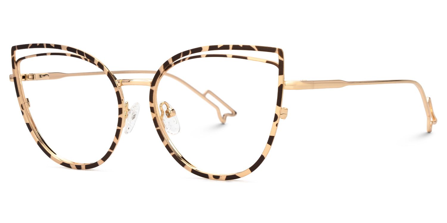 Spivey Cateye Metal Full Frame Eyeglasses | Zeelool3