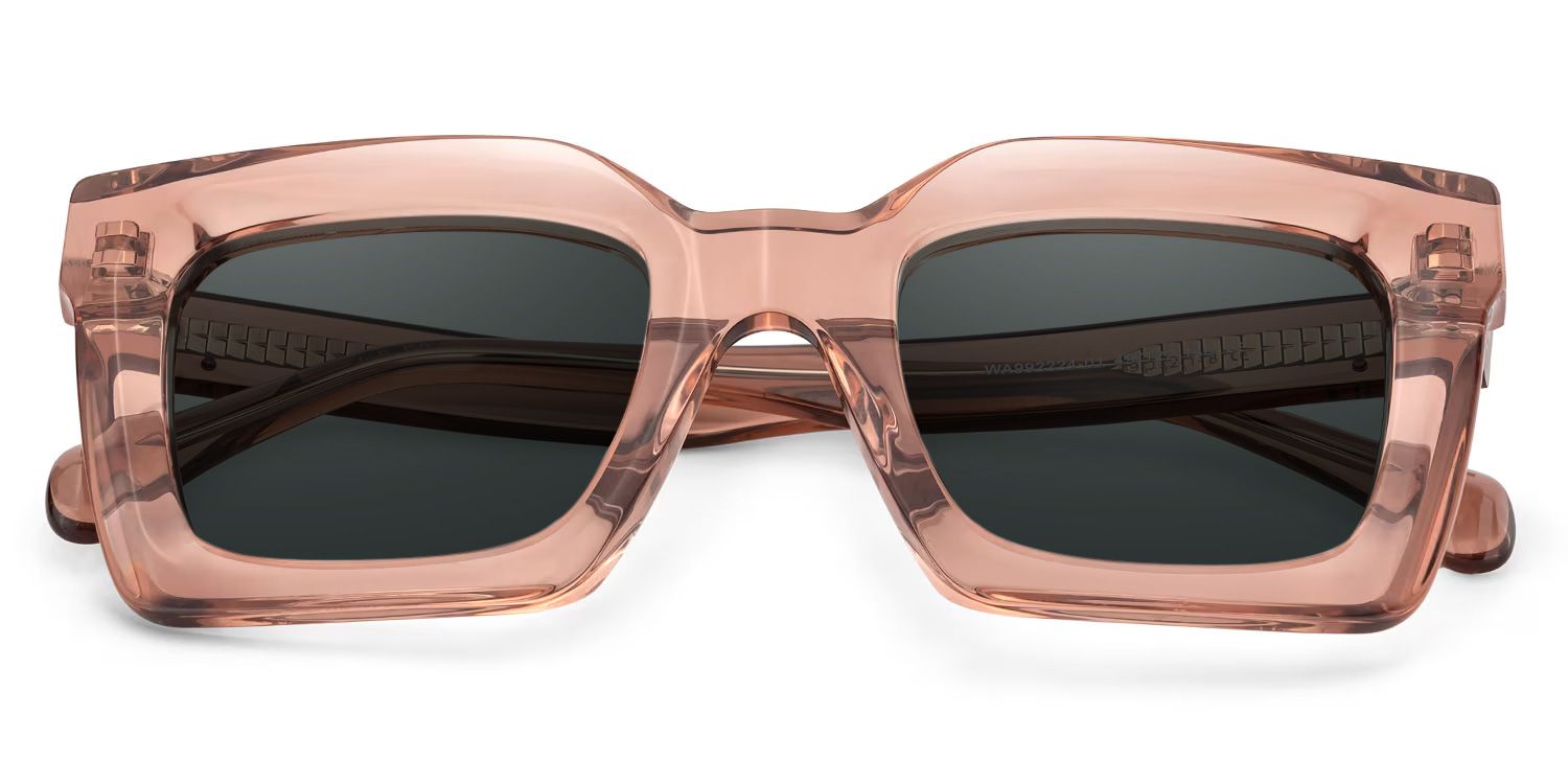 Lobo Tr90 Beige Square Frame Sunglasses | ZEELOOL1