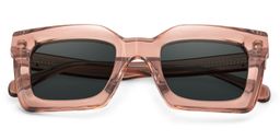 Lobo Beige Square Sunglasses1