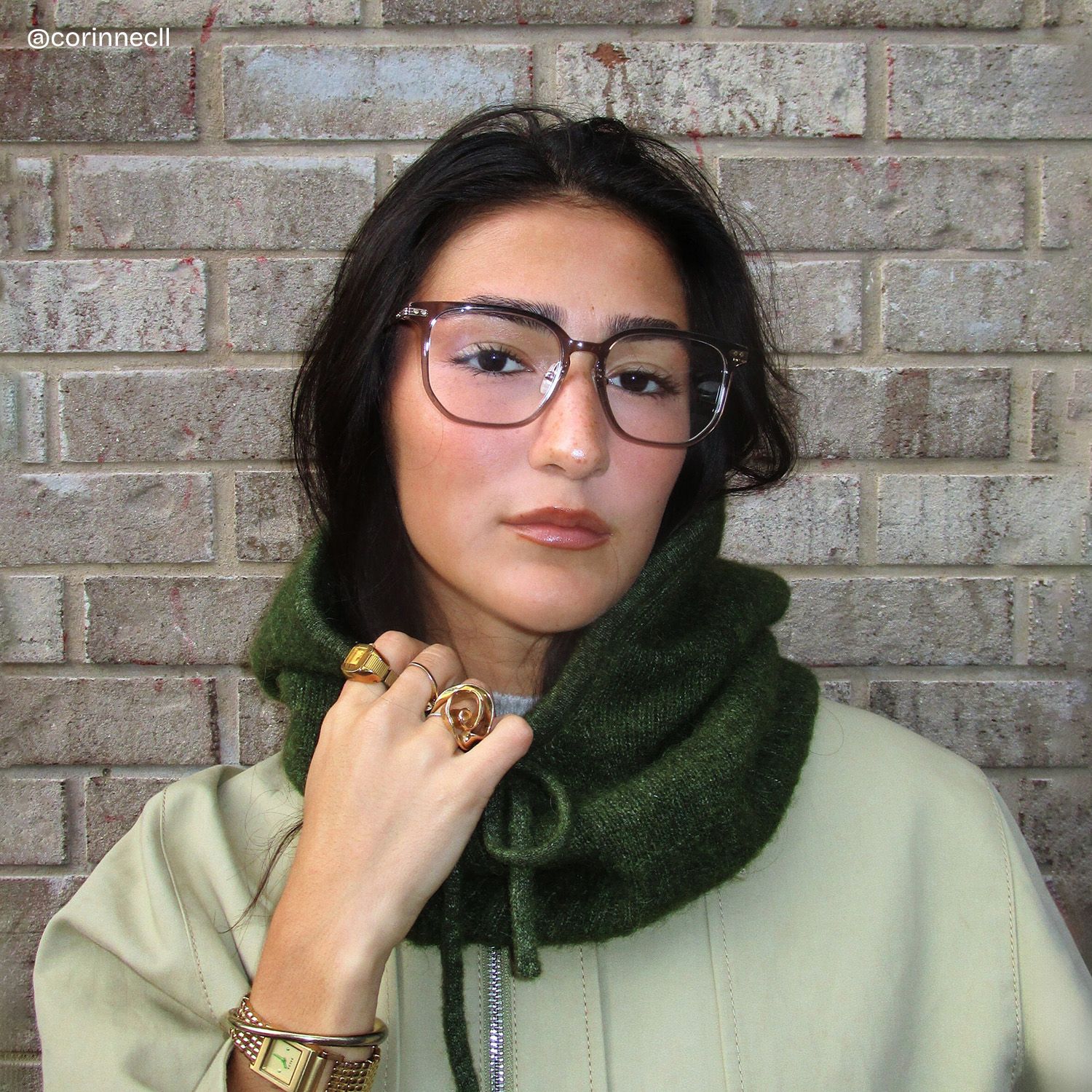 Eve Women's Rectangle Frame Glasses with Brown Color | ZEELOOL6