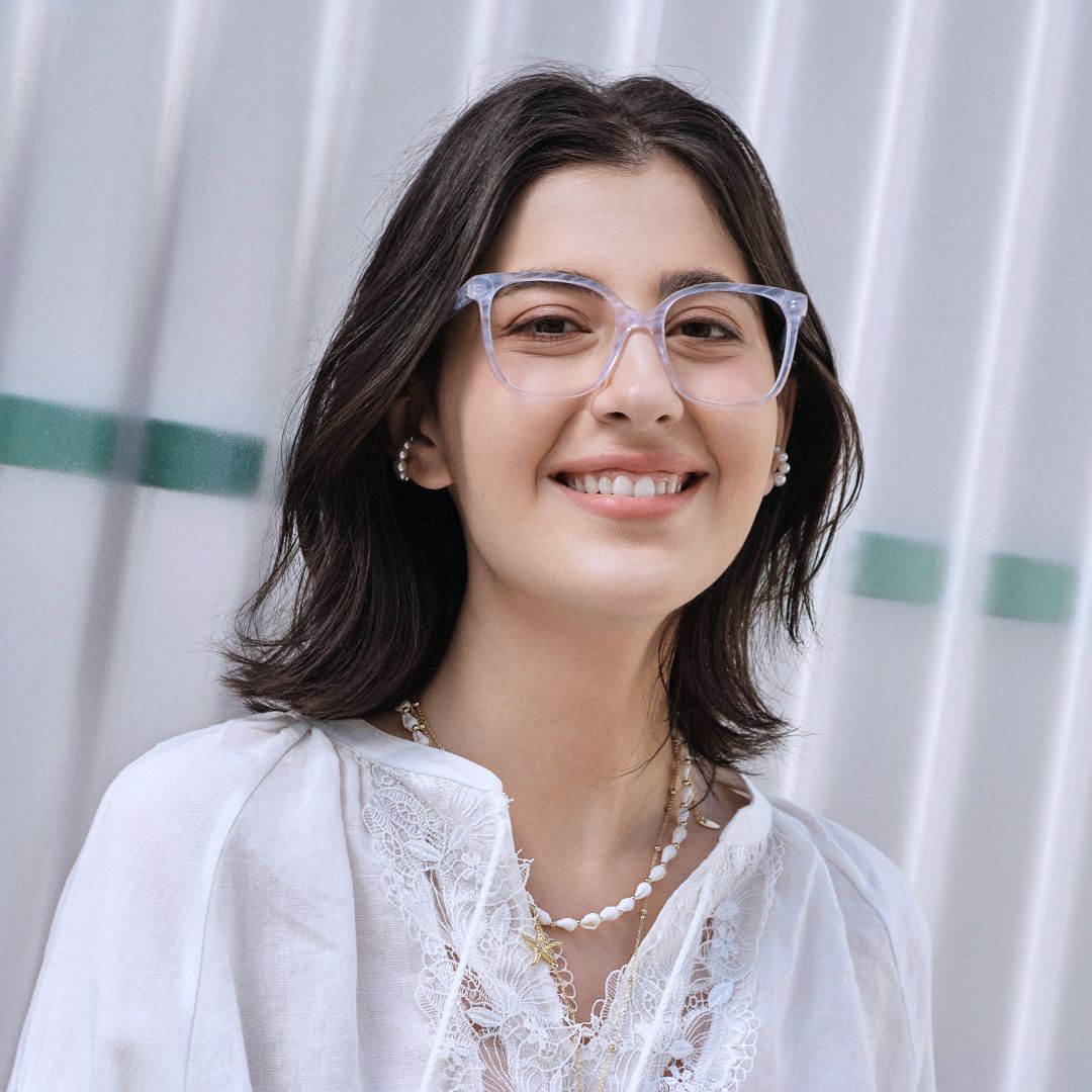 Shop Caroline Clear Square Eyeglass Frame | ZEELOOL5
