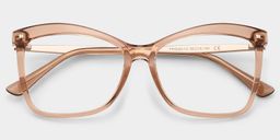 Isaebella Beige Butterfly Glasses1