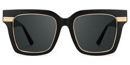 Taylor Black Square Sunglasses0