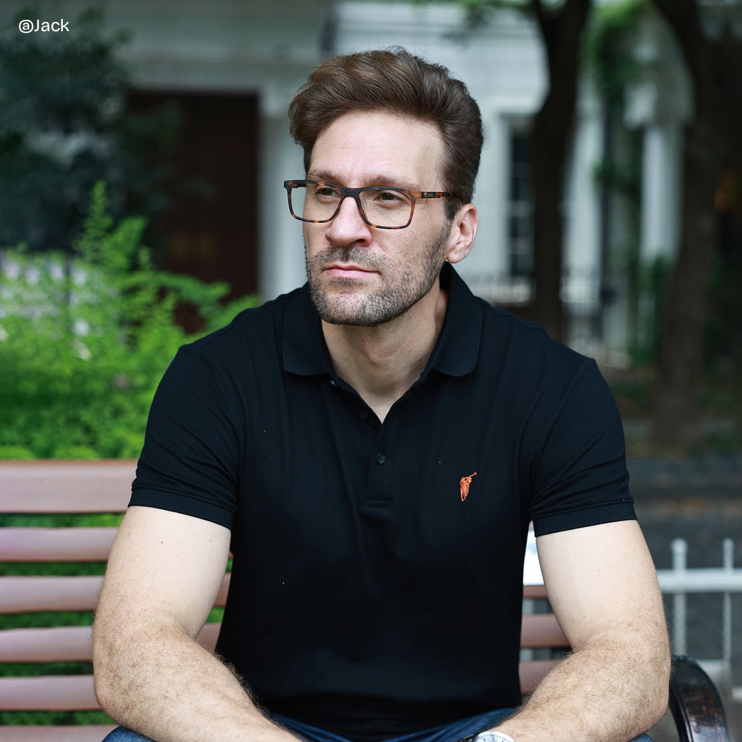 Daniel Tortoise Rectangle Acetate Frame Glasses for Men | ZEELOOL5