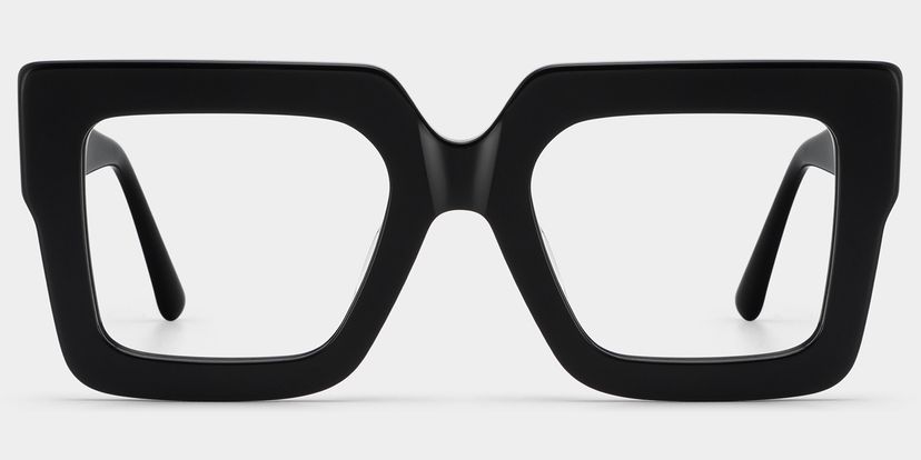Brandon Black Square Glasses