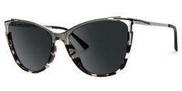 Yomary Two-Tone Cat eye Sunglasses1