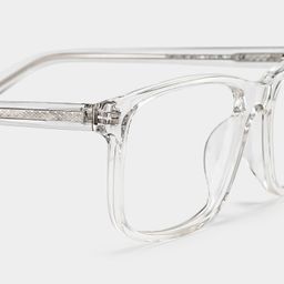 Connie Clear Rectangle Glasses5