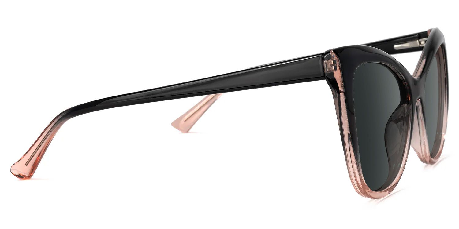 Shelby Cat Eye Style Black-Pink Frame Sunglasses | ZEELOOL2