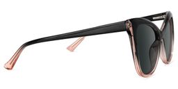 Shelby Black-Pink Cat eye Sunglasses2