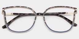 Rodz Tortoise-Blue Square Glasses1