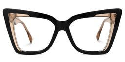 Brooklyn Black Cat eye Glasses0