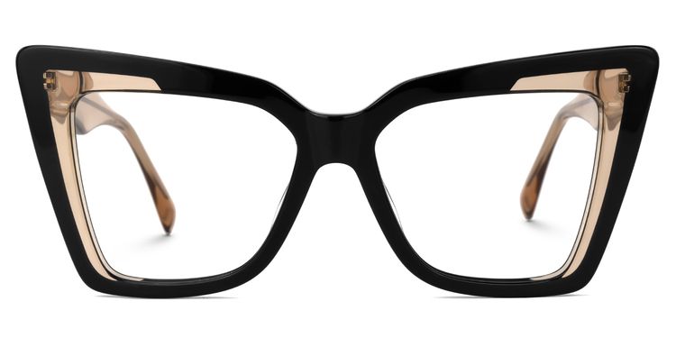 Brooklyn Black Cat eye Glasses