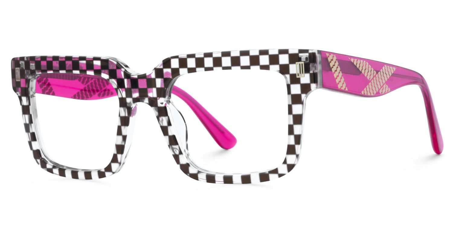 Thomason Men's Rectangular Frames With Black And Clear2