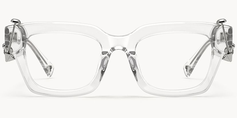 Erwin Geometric Clear Glasses