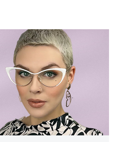 Alfred Butterfly Black Glasses