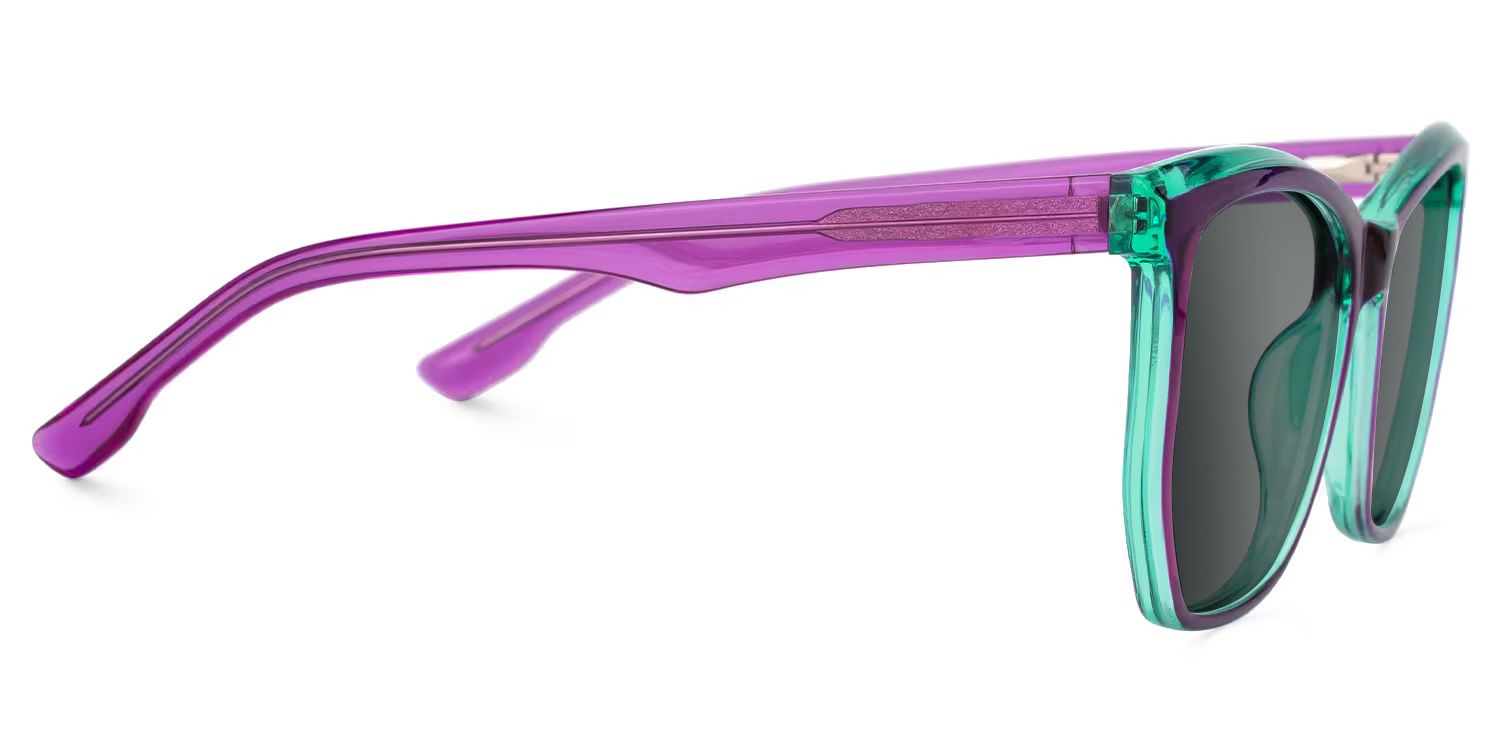 Libby Plastic Purple Frame Sunglasses | ZEELOOL2