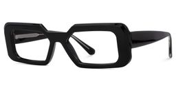 Tasew Black Rectangle Glasses1