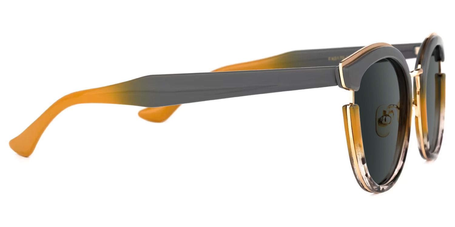 Laraine Cat Eye Gray Prescription Sunglasses | ZEELOOL2