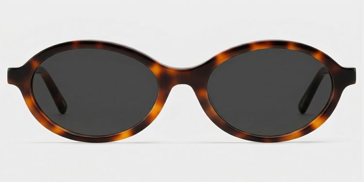 Everly Tortoise Oval Sunglasses