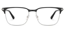 Marshall Grey Silver Browline Glasses1