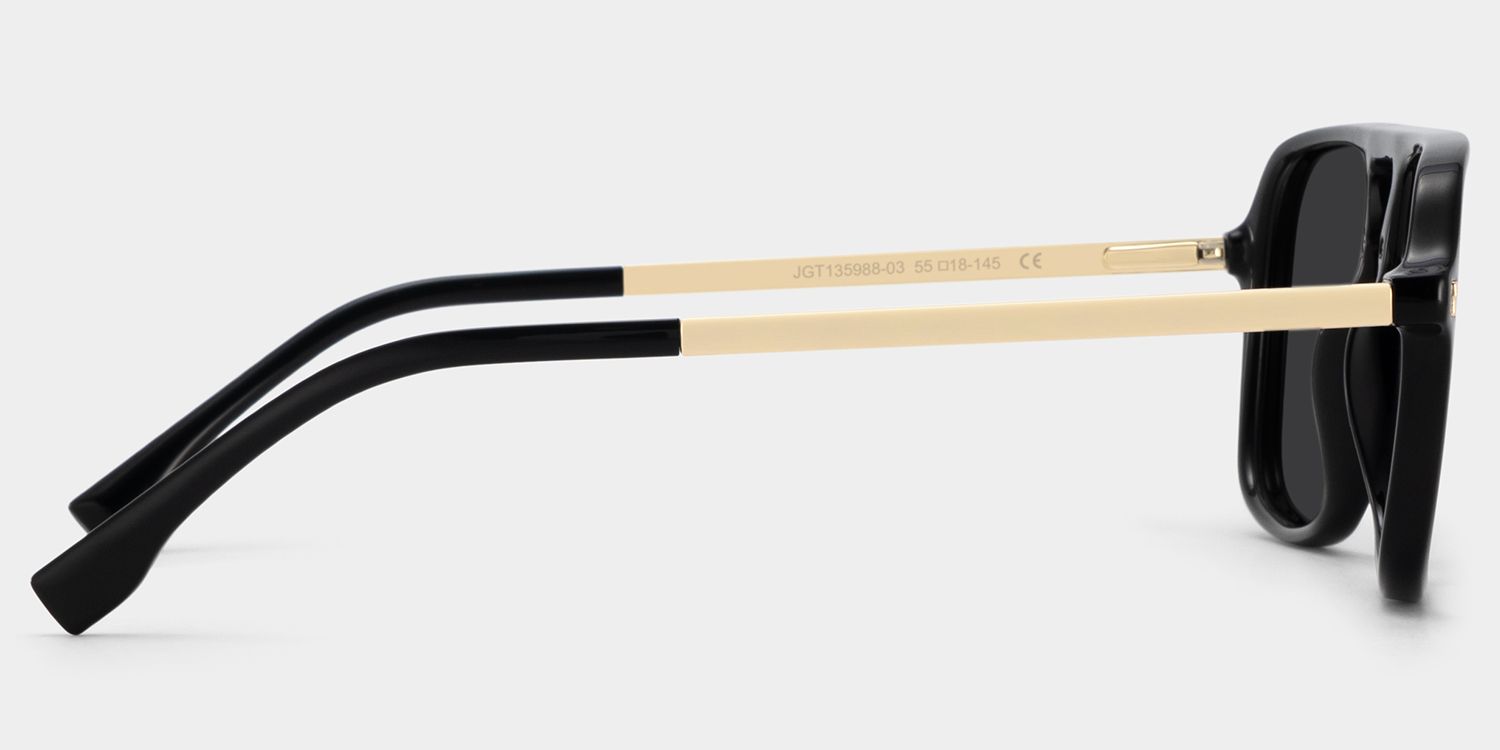 Kilworth Tr90 Black Aviator Frame Sunglasses | ZEELOOL3