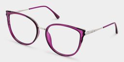 Estrada Purple Cat eye Glasses2
