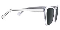 Shanell White-Black Butterfly Sunglasses2